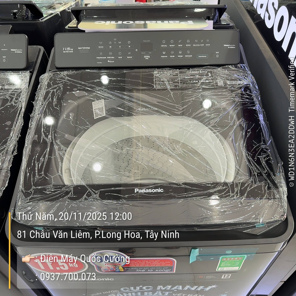 Máy Giặt Panasonic Inverter 11.5 Kg NA-FD115X3BV