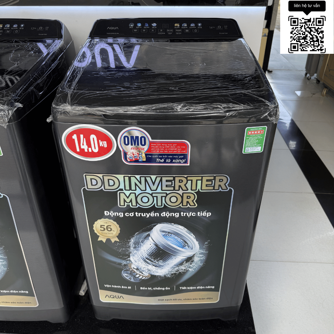 Máy Giặt Aqua Inverter 14 Kg AWM14-B2158L(B)