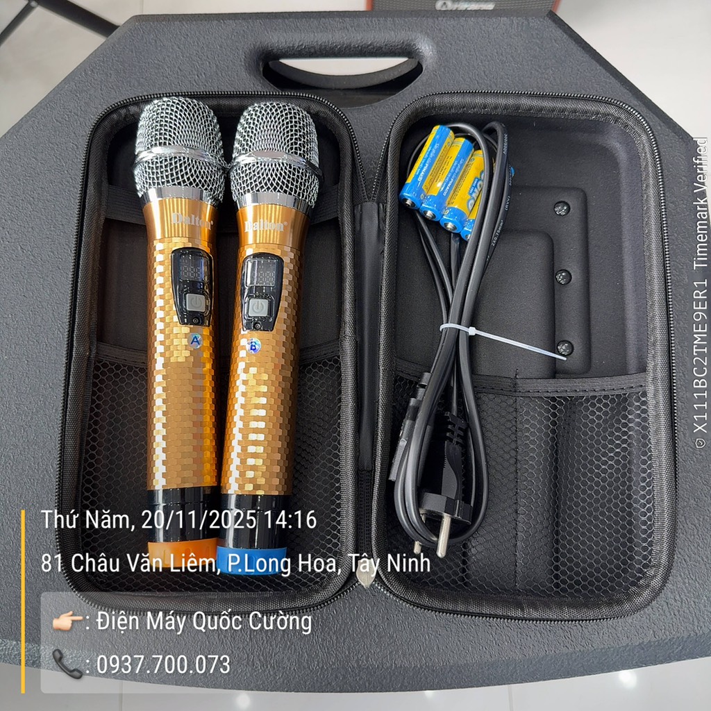 Loa karaoke kéo Dalton TS-15G700X 700W