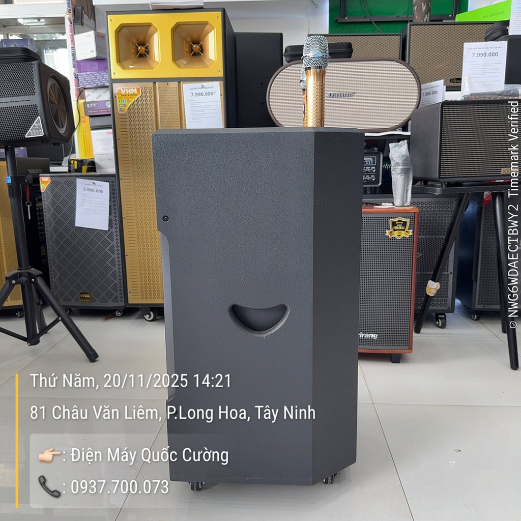 Loa karaoke kéo Dalton 15G500XP Bass 40cm, 600W