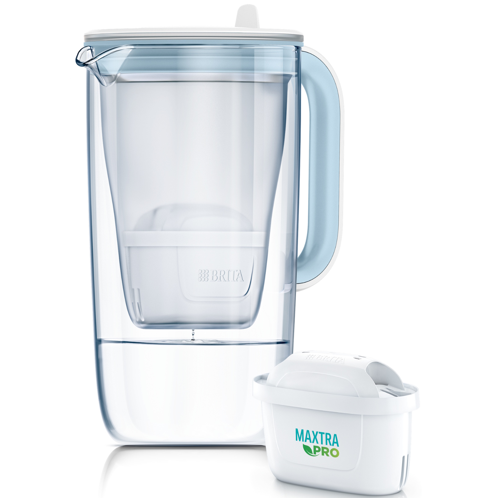 Bình lọc nước Brita thủy tinh Glass Jug One 2.5L (có sẵn 1 lõi Maxtra Pro) - ảnh chi tiết