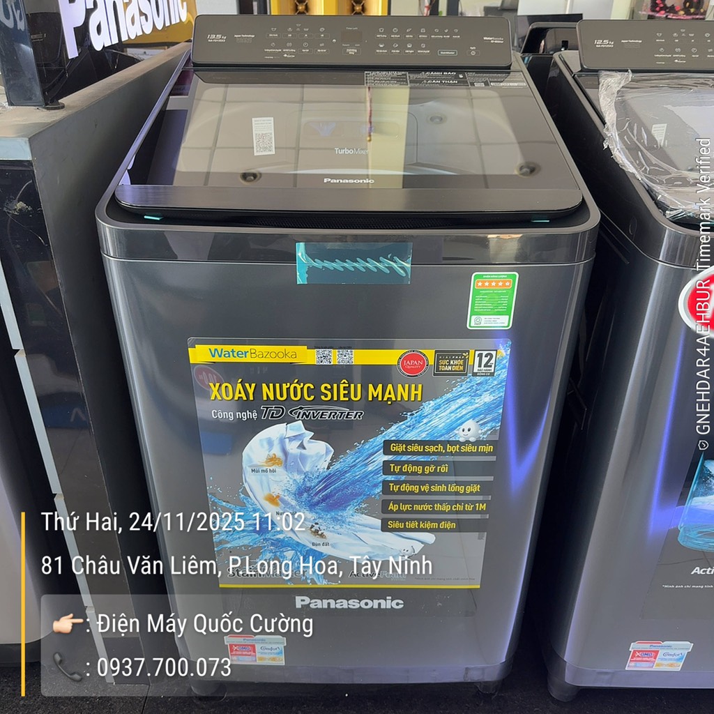 Máy Giặt Panasonic Inverter 13.5 Kg NA-FD135X3BV
