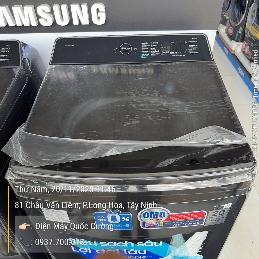 Máy Giặt Samsung Inverter 21 kg WA80F21B9BSV