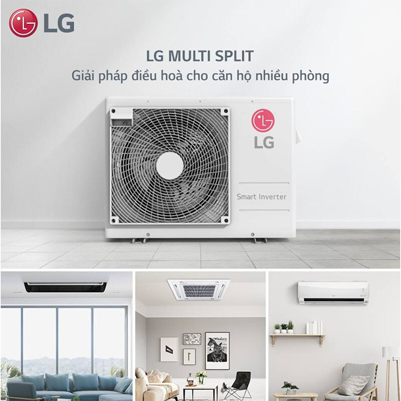 Dàn nóng điều hòa multi LG 1 chiều Inverter 30.000BTU Z3UQ30GFD0 - ảnh sản phẩm