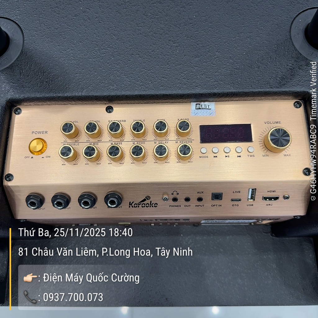 Loa karaoke kéo BEST B40+ 700W