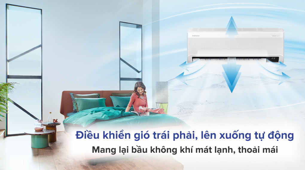 Điều hòa 1 chiều inverter Samsung Wind-Free AR13CYHAAWKNSV 12.000 BTU - ảnh sản phẩm