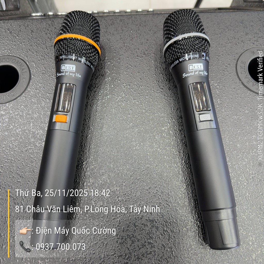 Loa karaoke kéo BEST SUPER V2 Bass 50cm 2000wat