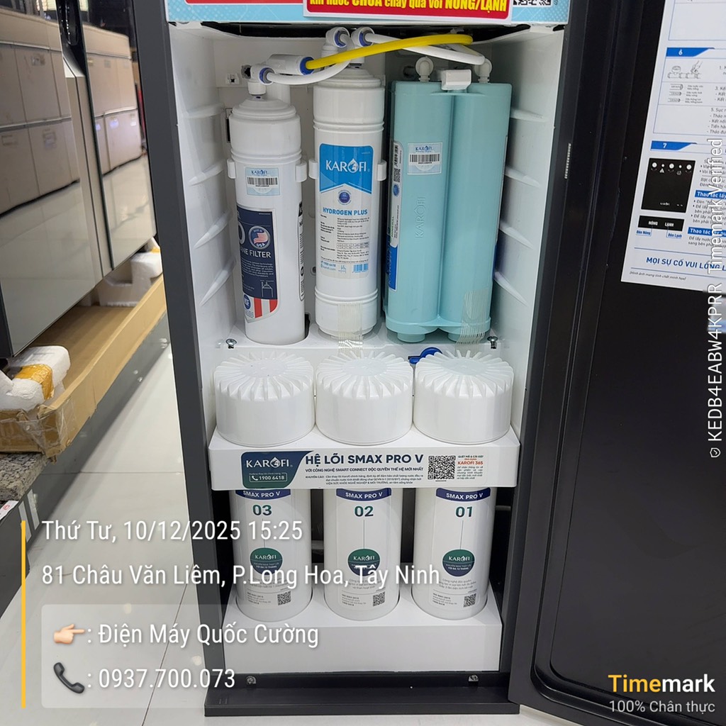 Máy lọc nước nóng lạnh Karofi KAD-M68 / 11 Lõi / Block lạnh / Bảo hành 3 năm