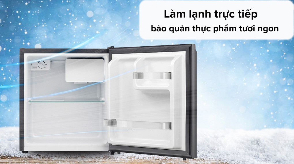 Làm lạnh trực tiếp trên tủ lạnh mini Electrolux EUM0500AD-VN