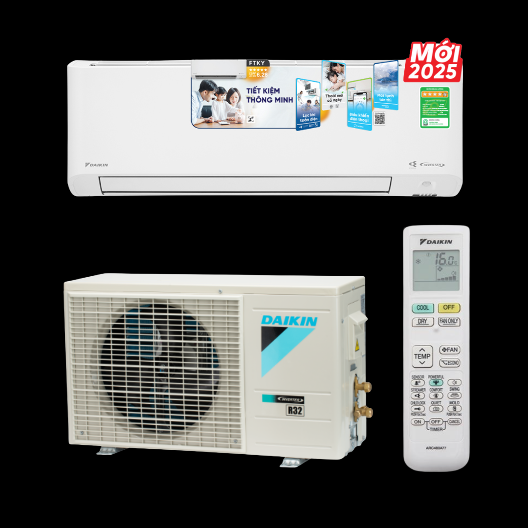 Máy lạnh Daikin Inverter 1.5 HP FTKY35ZVMV