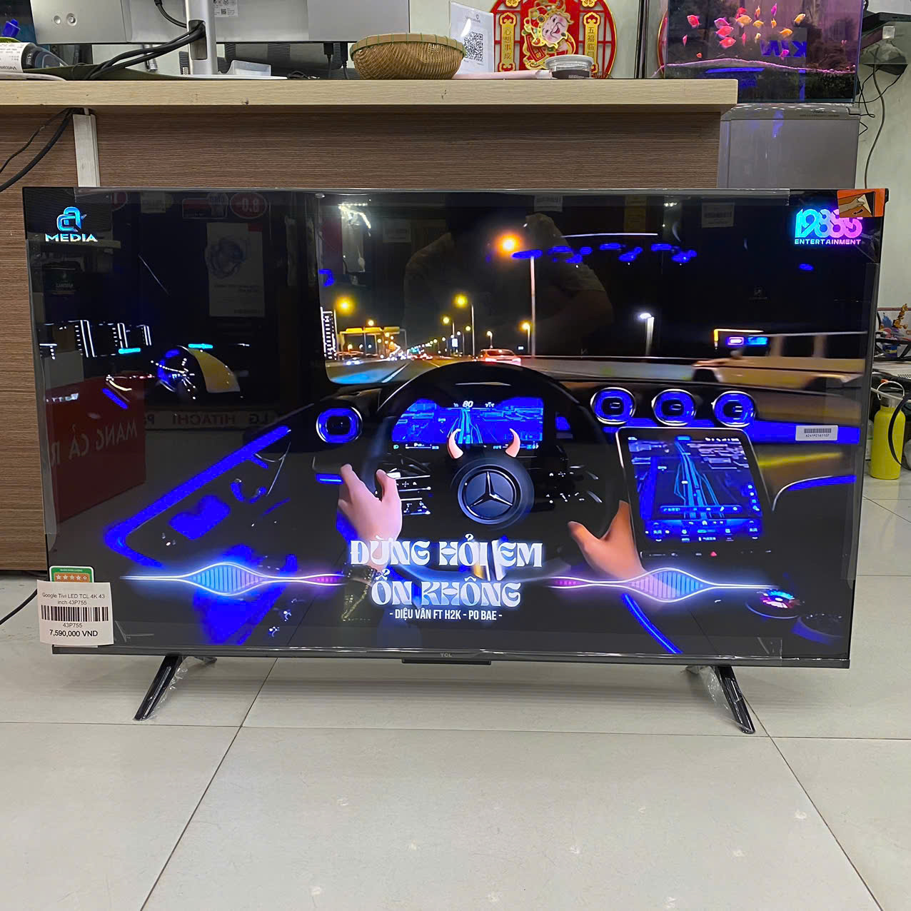 Google Tivi TCL 4K 43 inch 43P755