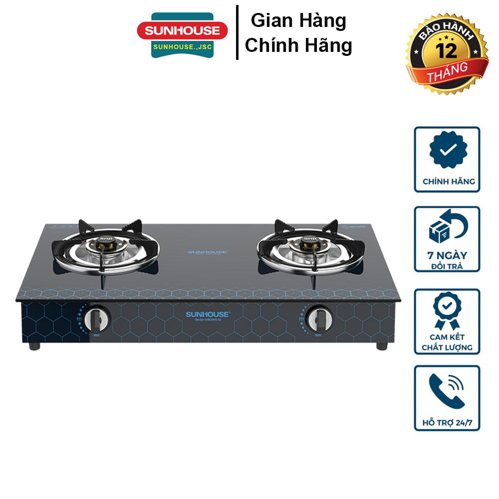 Bếp gas dương kính Sunhouse SHB3065-SG
