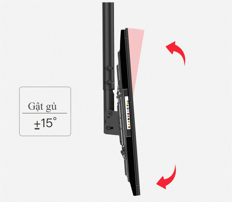 Khung treo TV thả trần ErgoTek E555 32″-70″