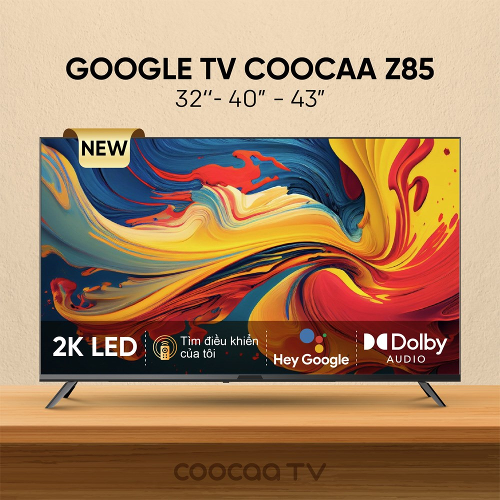 Google Tivi Coocaa Full HD 43 Inch 43Z85