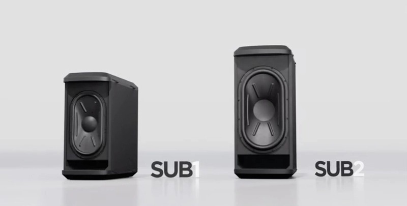Loa Sub Bass Bose SUB1 Mixer 3 kênh - thiết kế