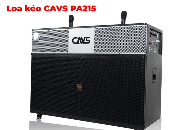 Loa kéo CAVS PA215 bass 40cm 600W - tổng quan