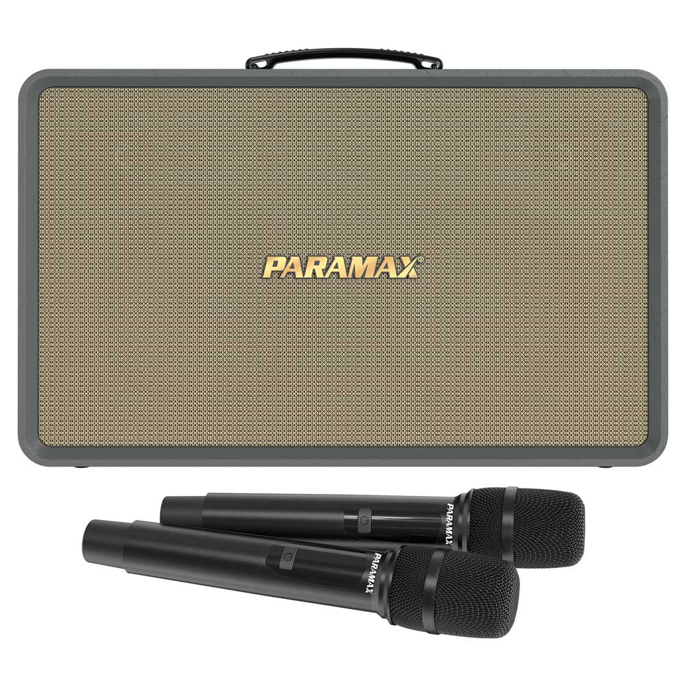 Loa karaoke xách tay PARAMAX Karat S Bass đôi 20cm 300W