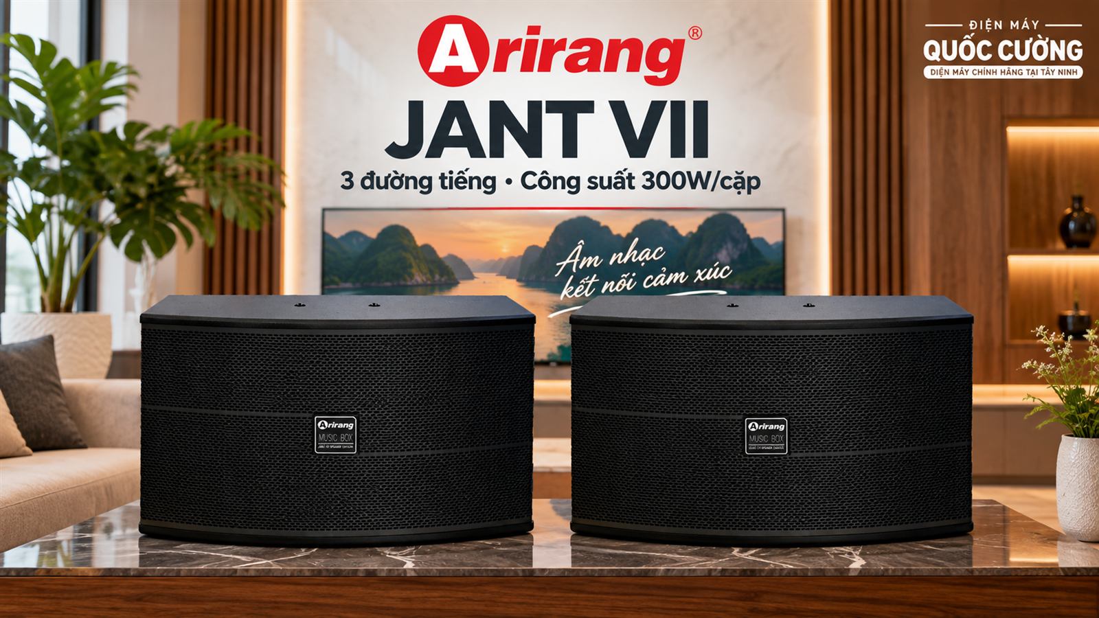 Cặp loa Arirang JANT VII 3 đường tiếng 300W