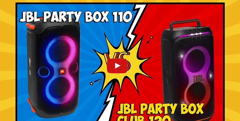 Loa karaoke JBL PartyBox Club 120 Pin 12 Giờ công suất 160W - tổng quan