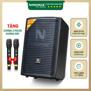 Loa Karaoke Nanomax Q-350 Bass 30cm 620w Karaoke Bluetooth