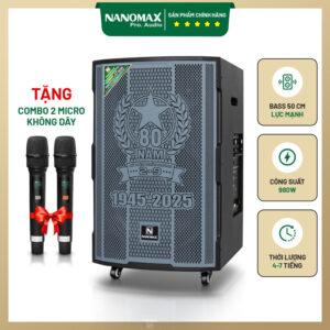 Loa Kéo Nanomax A-29 Bass 50cm 980w
