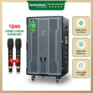 Loa Kéo Nanomax A-400 Bass 40cm 650w