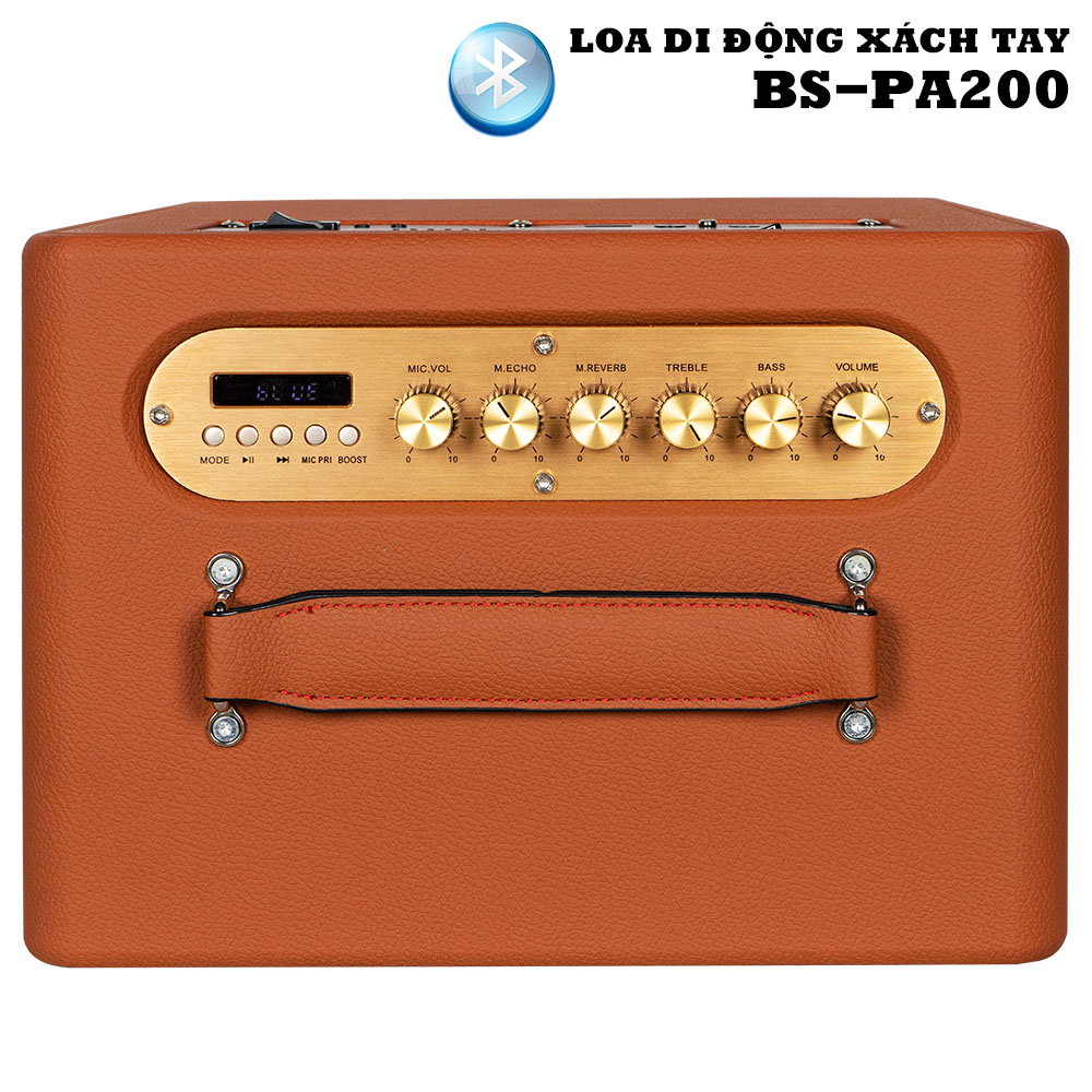 LOA DI ĐỘNG XÁCH TAY BOSA BS-PA200 CAM