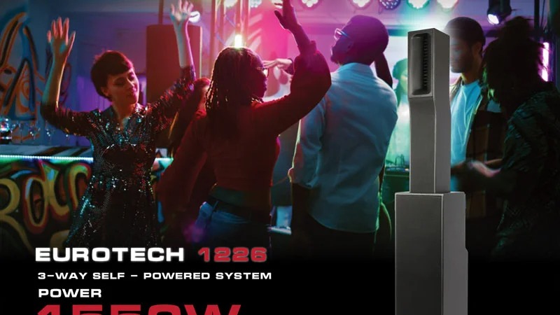 Loa cột Sumico Eurotech 1226 bass 30 cm x2 công suất 1550W - tổng quan