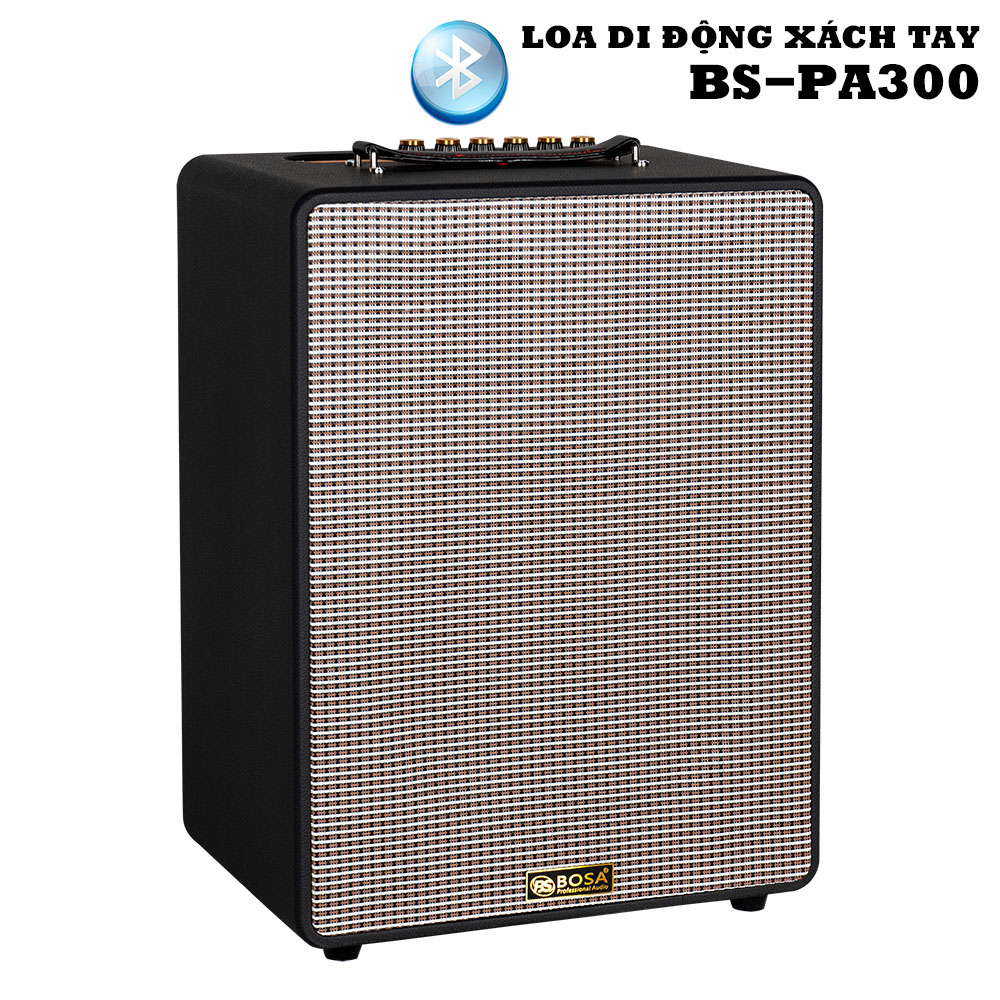 LOA DI ĐỘNG XÁCH TAY BOSA BS-PA300 ĐEN