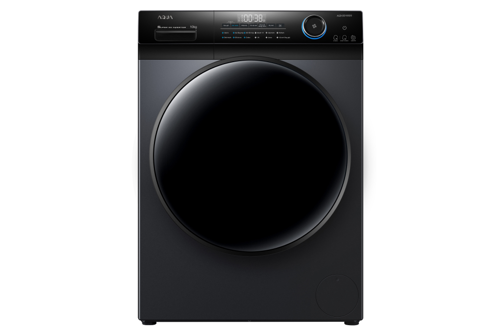 Máy giặt cửa trước Aqua AQD-DD1002G.BK 10 kg màu đen