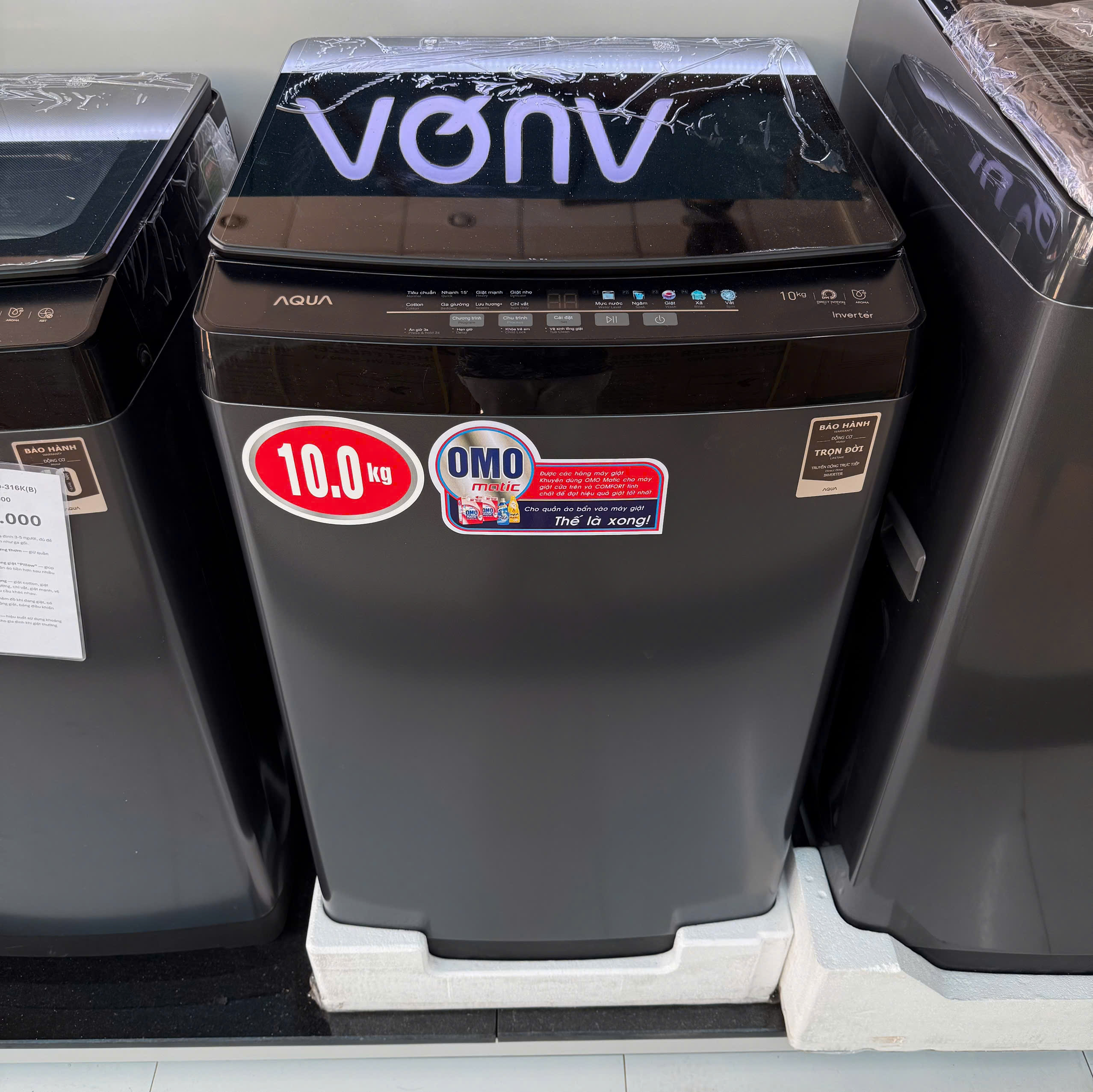 Máy giặt Aqua Inverter 10 kg AWM10-B316L(B)
