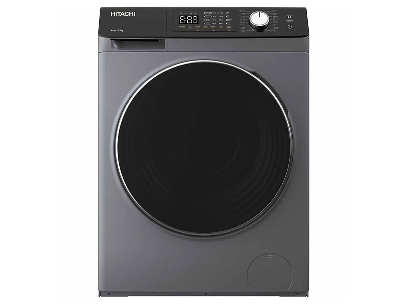 Máy giặt cửa trước Hitachi BD-1054HVOS 10,5 kg màu xám đậm