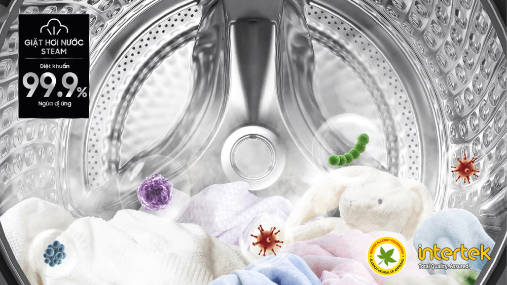 Giặt hơi nước Hygiene Steam trên Samsung WW12CG604DLBSV