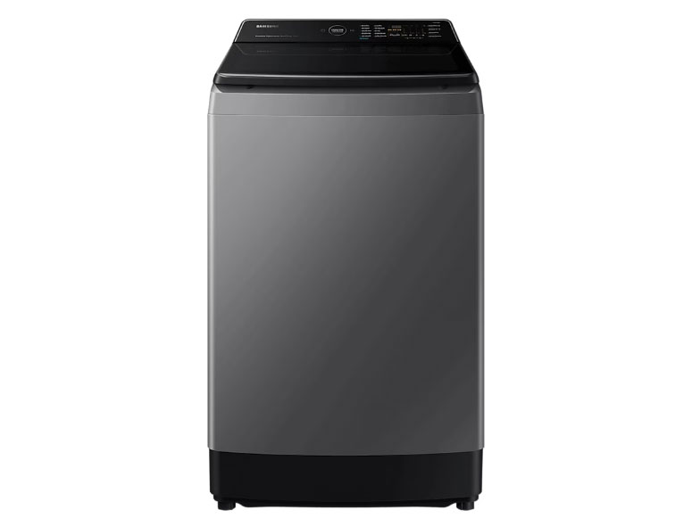 Mặt trước máy giặt cửa trên Samsung WA14CG5886BDSV