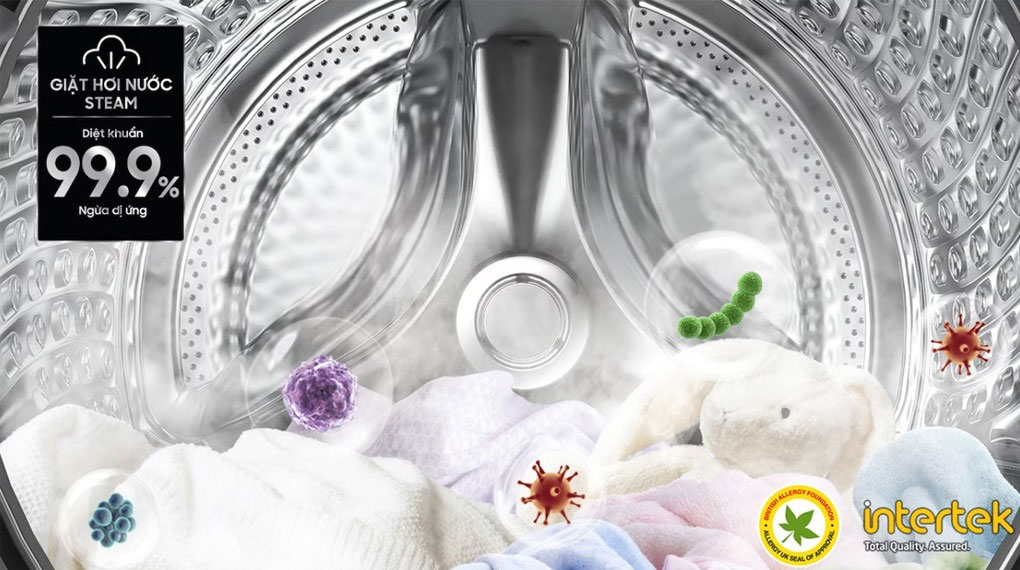 Giặt hơi nước Hygiene Steam trên Samsung WW12CGP44DSHSV