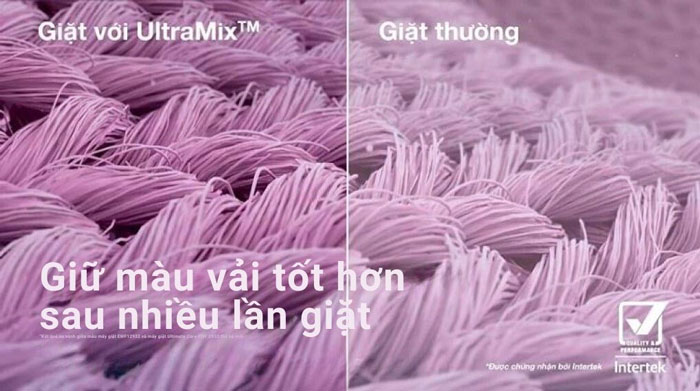 Công nghệ UltraMix hòa tan chất giặt trên Electrolux EWW1123P5WC