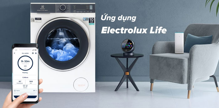 Điều khiển qua ứng dụng Electrolux Life trên Electrolux EWW1142Q7WB