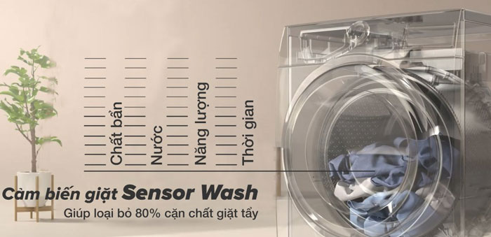 Cảm biến Sensor Wash của Electrolux EWW1142Q7WB