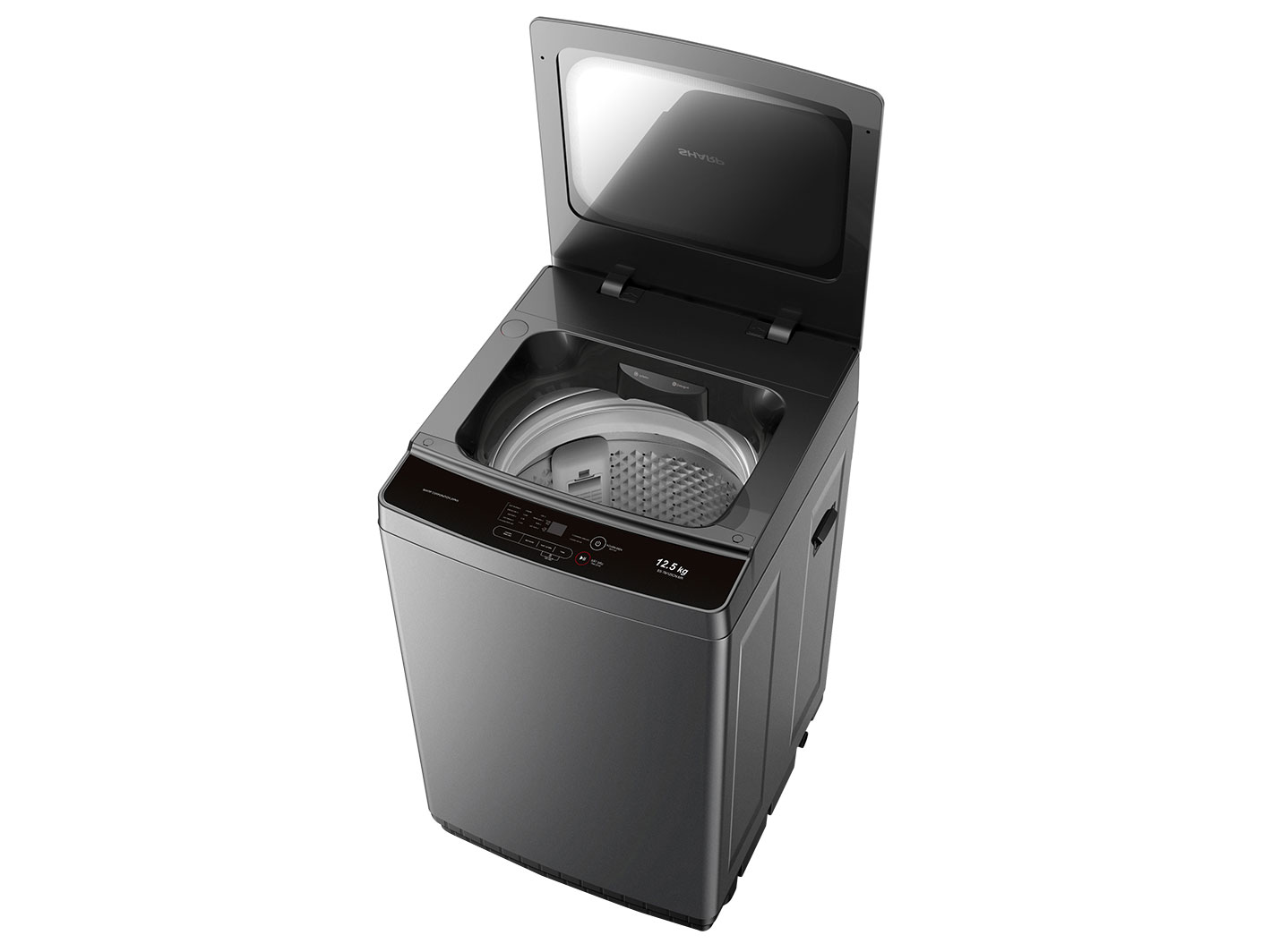 Máy giặt Sharp ES-TM125CN-MR khi mở nắp