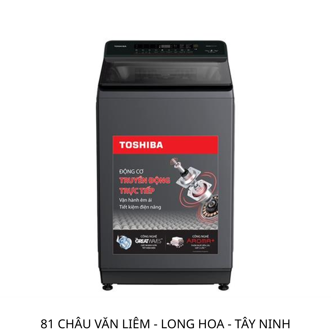 Máy giặt Toshiba Inverter 13 kg AW-T26D1400TV (MG) / ÁP LỰC 1M  / BẢO HÀNH 2 NĂM
