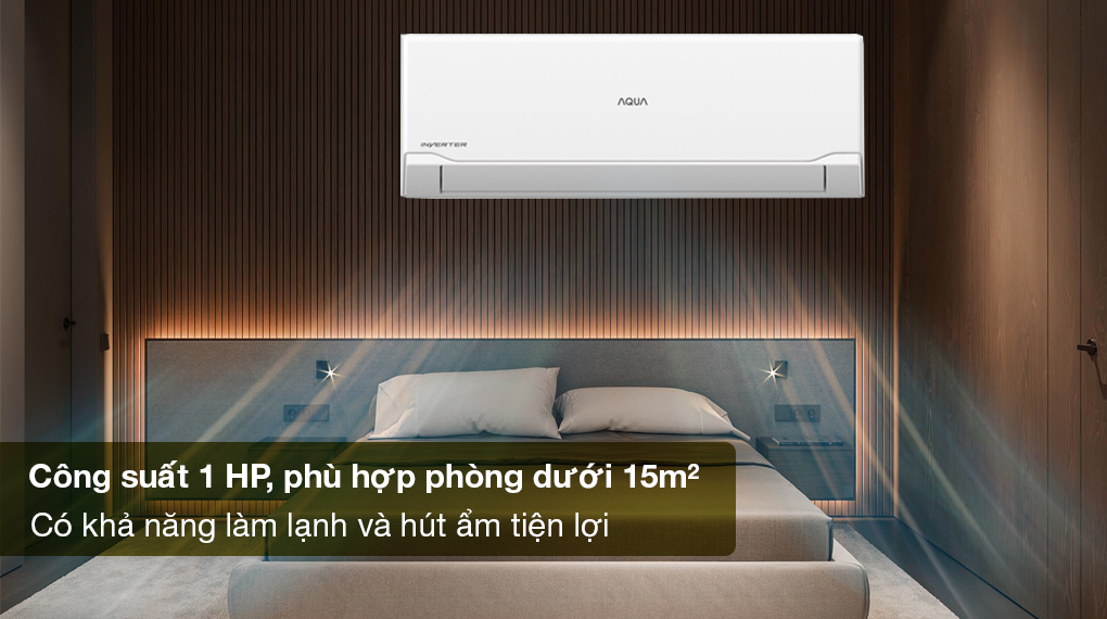 Công suất 1 HP của máy lạnh Aqua AQA-RUV10RB