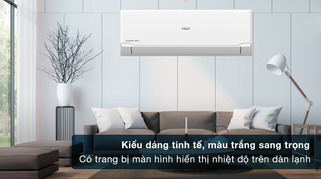 Thiết kế dàn lạnh máy lạnh Aqua AQA-RUV10RB