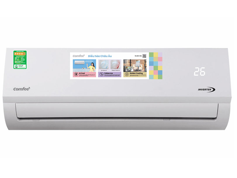 Mặt trước của máy lạnh Comfee CFS-18VAFF-V