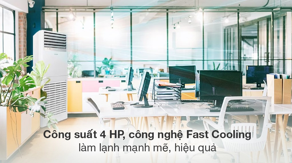 Máy lạnh tủ đứng Samsung Inverter 5 HP AC048BNPDKC/TC 3 pha - ảnh minh họa