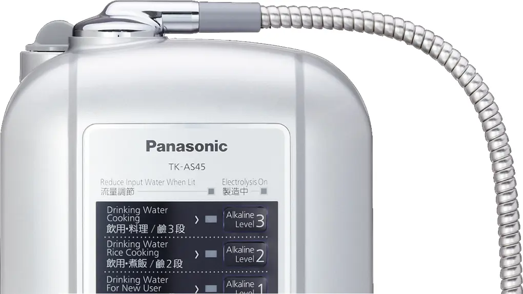 Máy lọc nước điện giải Ion kiềm Panasonic TK-AS45 - nhật bản - thiết kế