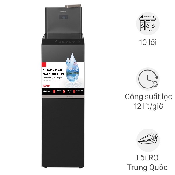 Máy lọc nước RO nóng nguội lạnh Hydrogen Toshiba TWP-W2398SVN(M) 10 lõi