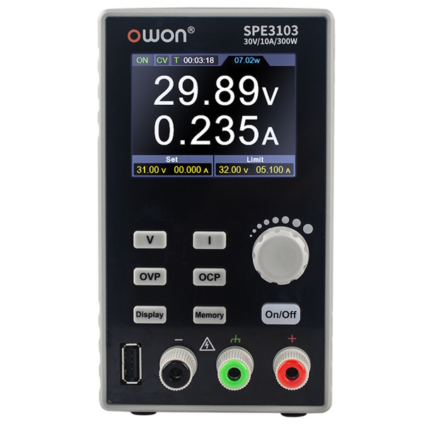 Nguồn một chiều Owon SPE3103 (0 - 30V/10A/300W, 1 CH) - ảnh chi tiết