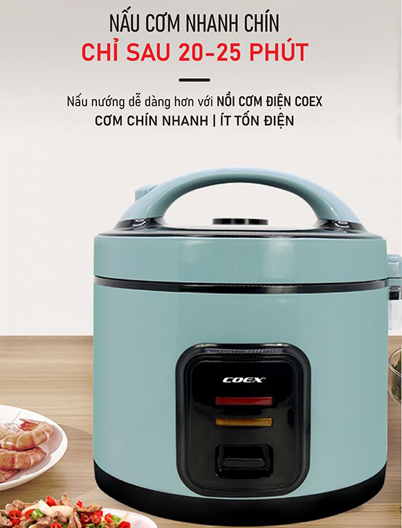 Nồi cơm điện cơ 1.2 lít Coex CR-3414 - tổng quan