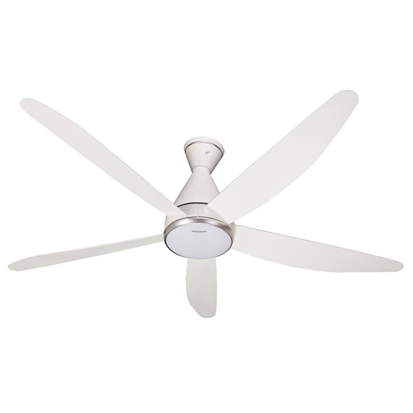 Quạt trần 5 cánh Panasonic F-60GFN (động cơ DC, màu trắng, đèn LED, remote) - ảnh chi tiết