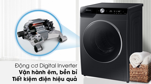 Động cơ Digital Inverter trên Samsung WW10TP44DSB/SV